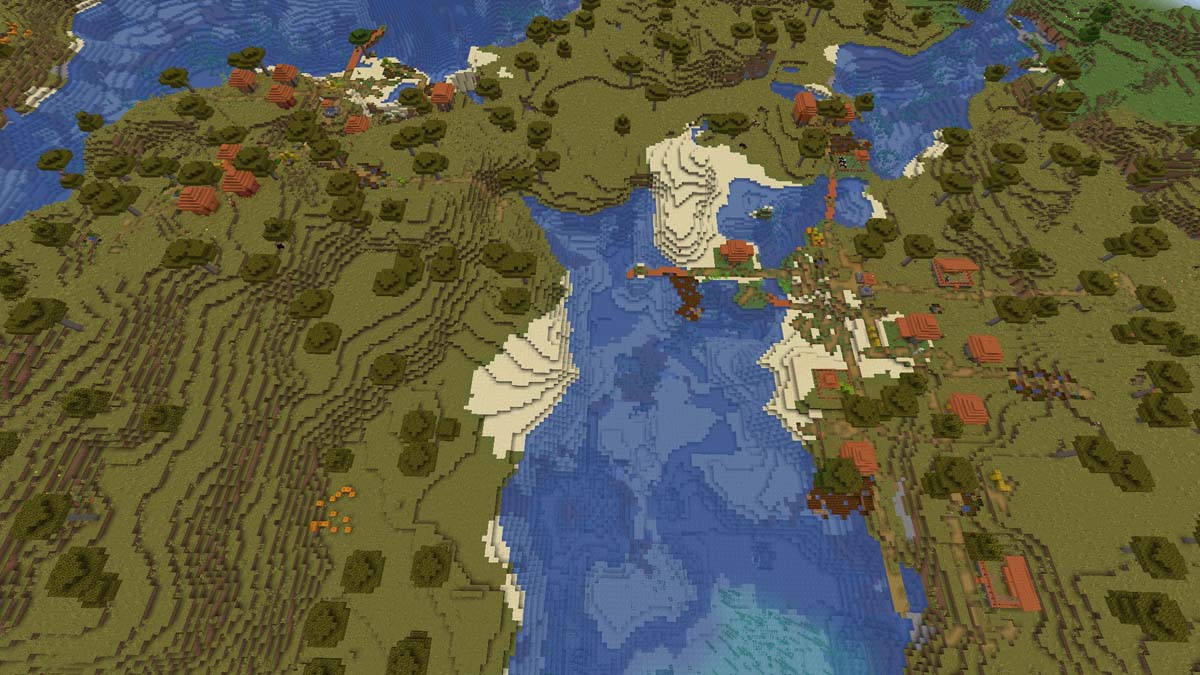 Minecraft villages appear in savanna