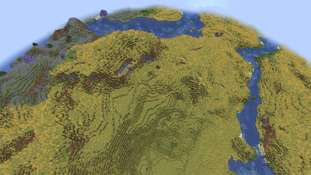 Praire biome in Biomes o Plenty Minecraft