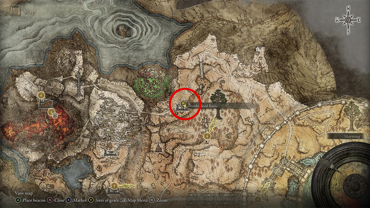 Location of Magnus the Beast Claw in Elden Ring