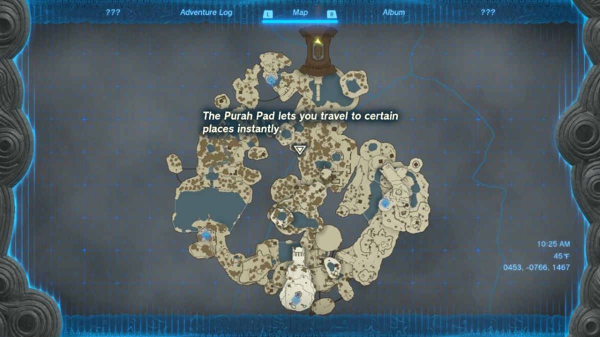 Fast Map in Tears of the Kingdom