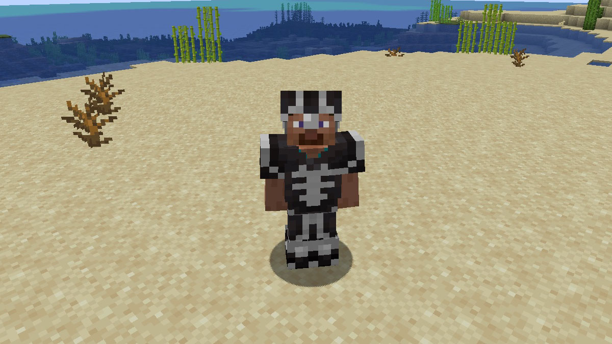 Silence armor trim in Minecraft