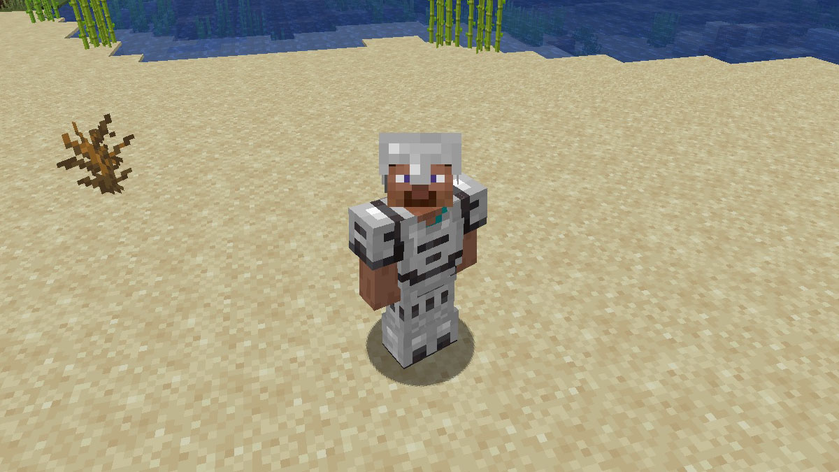 Snout armor trim in Minecraft