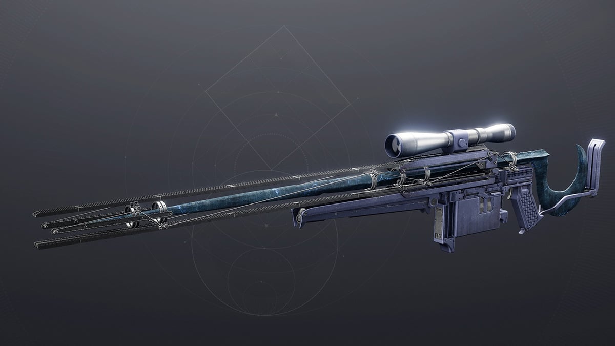 The Cloudstrike Exotic Sniper Rifle from Destiny 2: Beyond Light