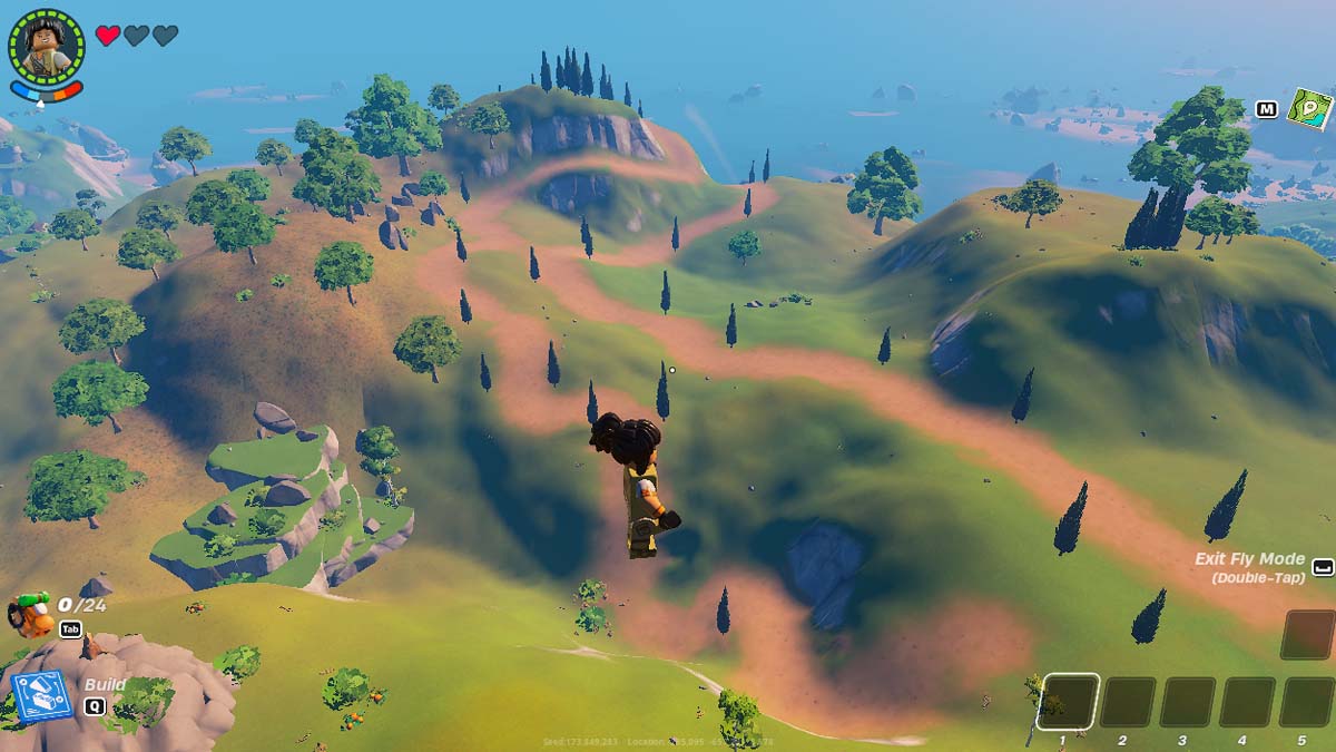 Nice valley in Lego Fortnite