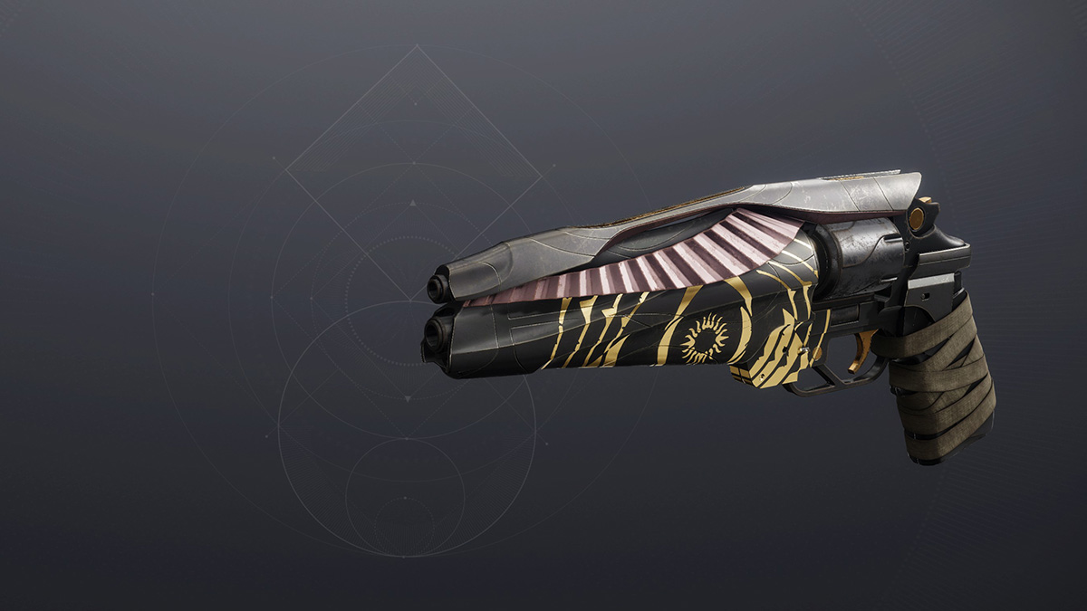 A side view of the Igneous Hammer Hand Cannon.