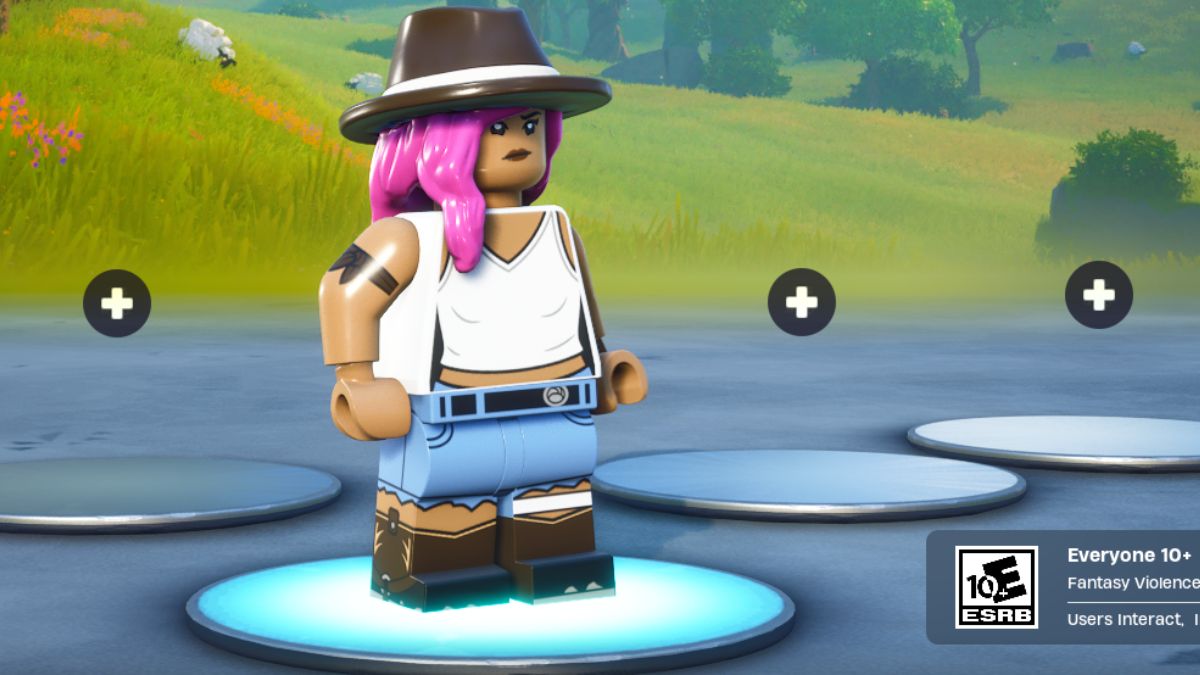 Cowgirl skin in fortnite turned into minifigure.