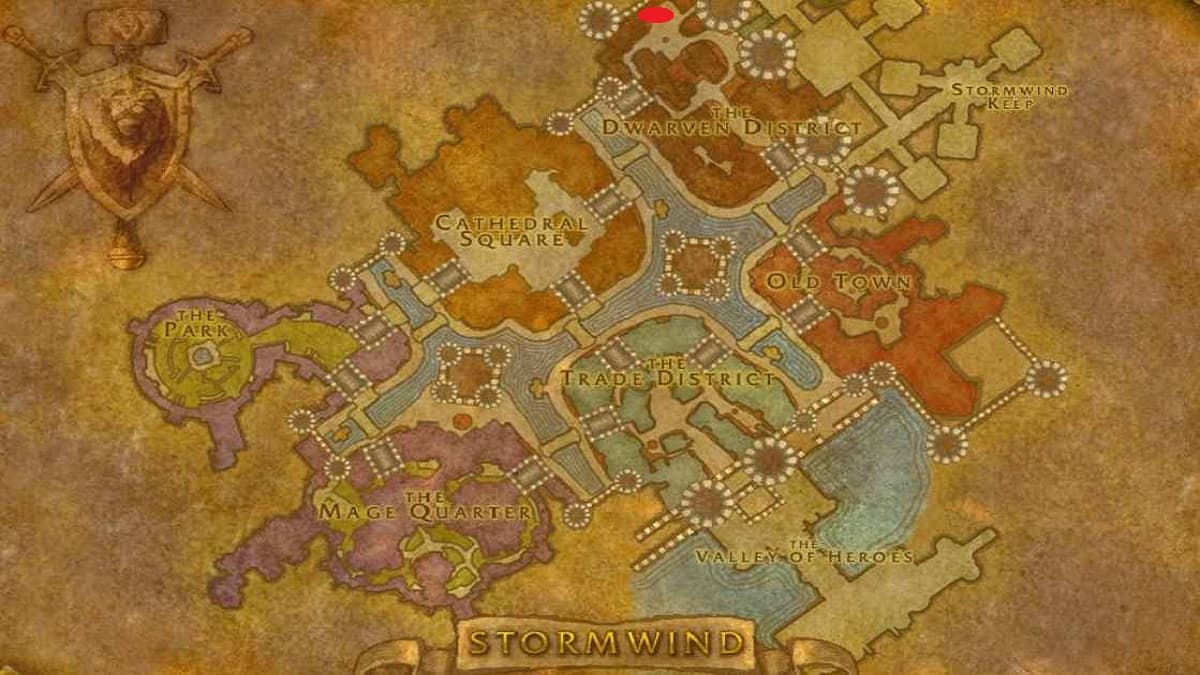 WoW Stormwind Map