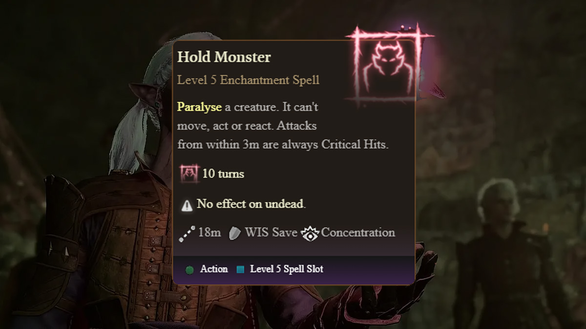 hold monster tooltip in baldur's gate 3