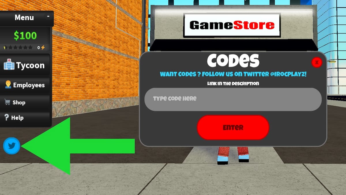 How to redeem codes in Game Store Tycoon