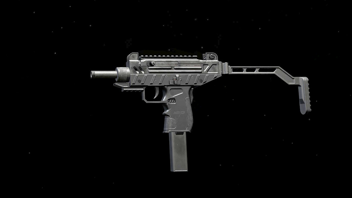 Side view fo the WSP-Swarm SMG in Modern Warfare 3