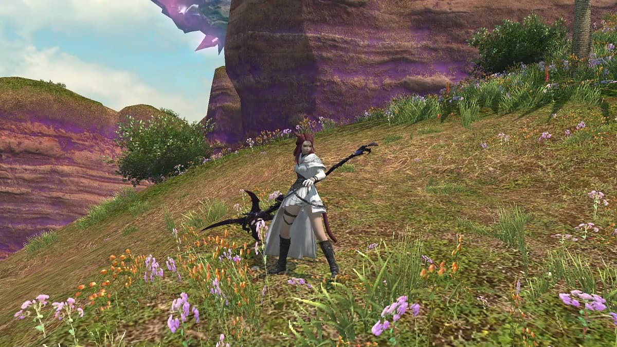 Miqo'te with a Scythe