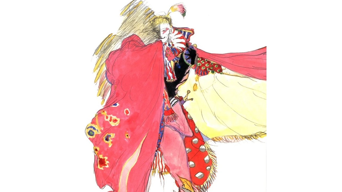 Amano's concept art of Kefka