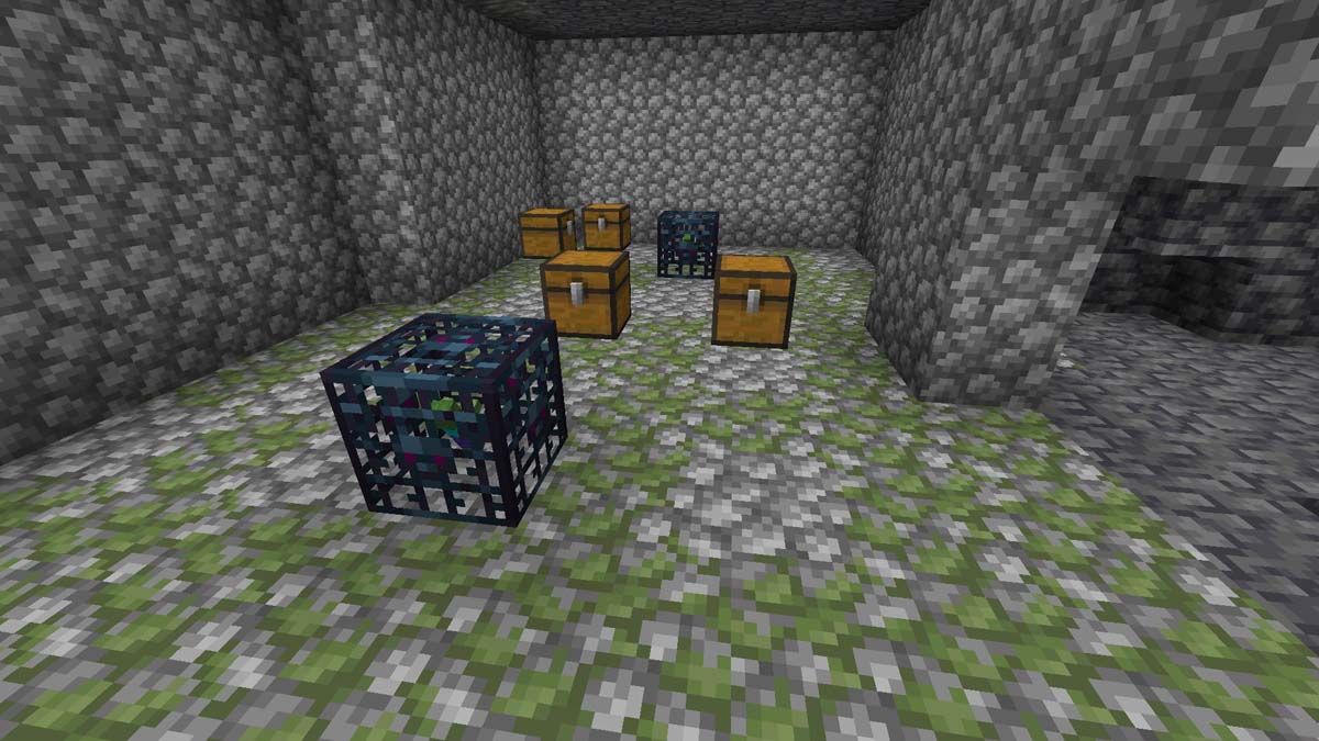 Double dungeon in Minecraft