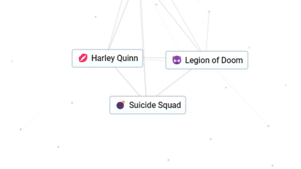 Suicide squad ingredients in Infinite Craft.