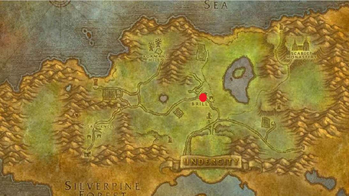 Tirisfal Mount map