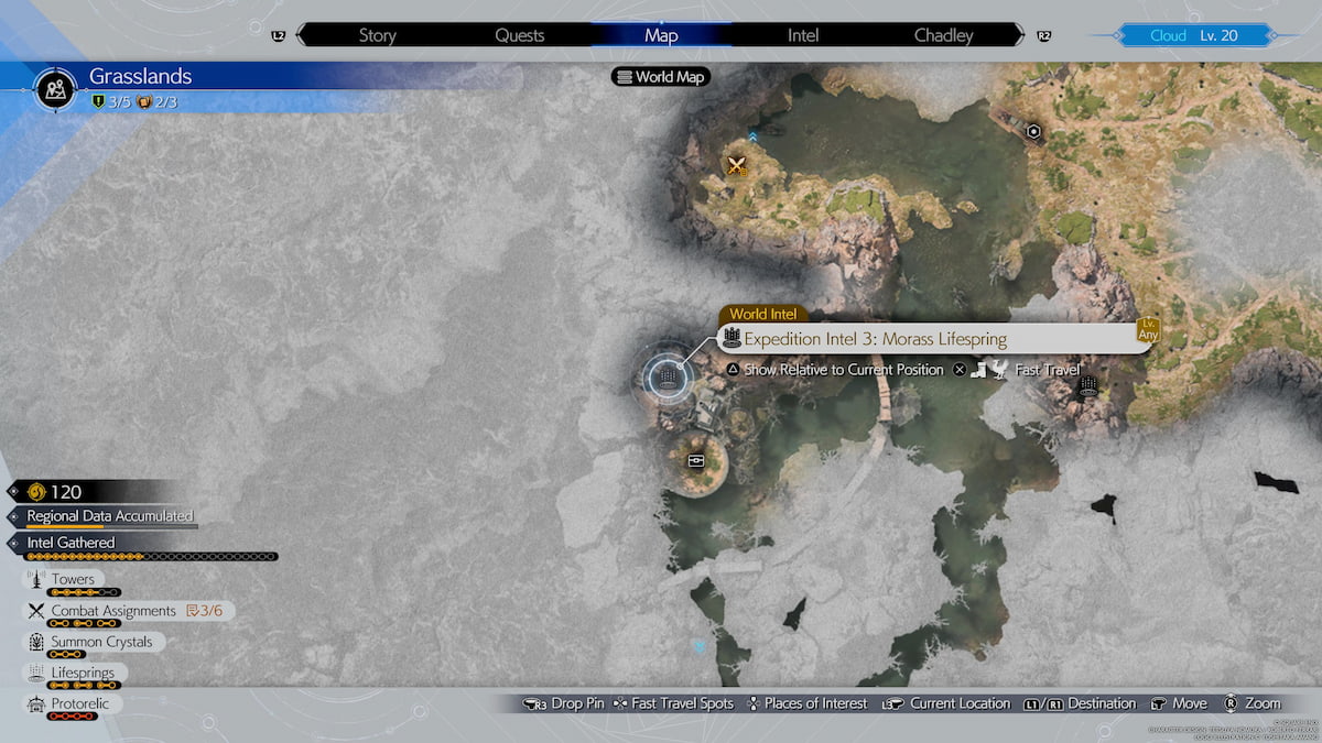 Map view of Morass Lifespring location