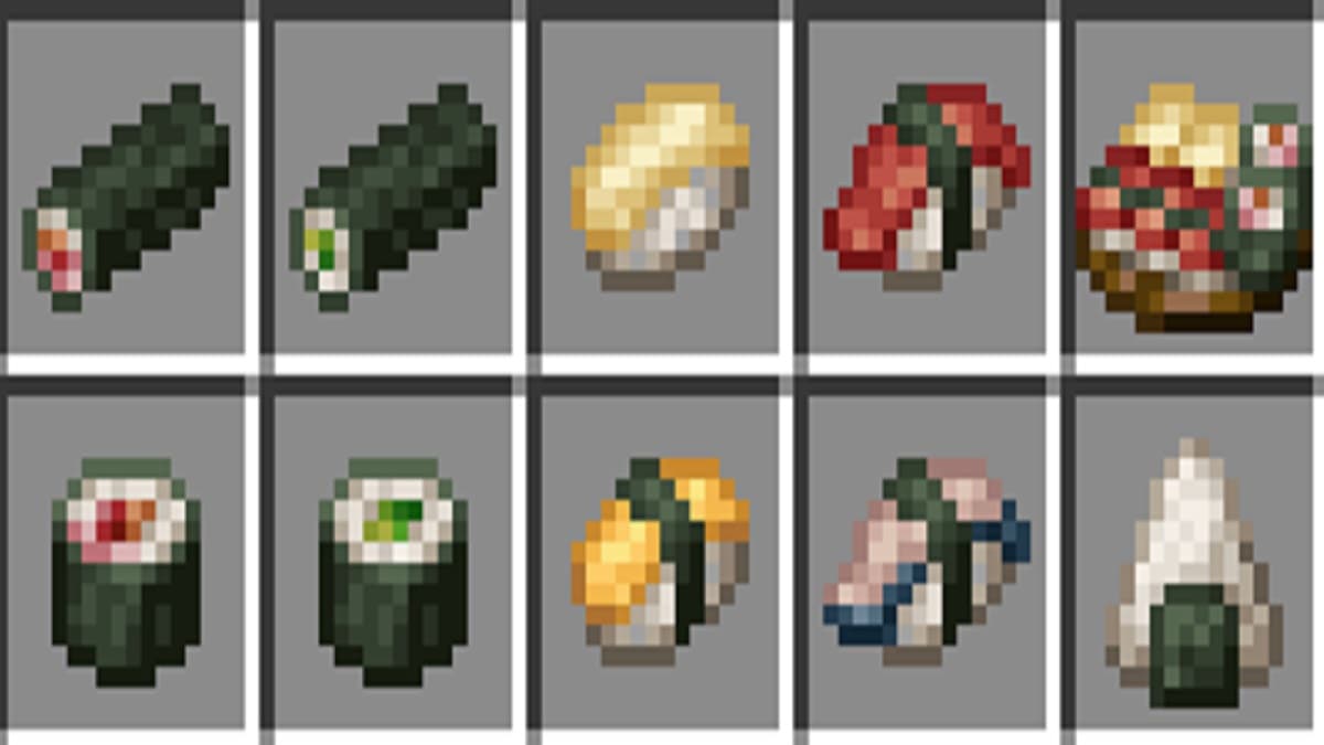 Sushi icons