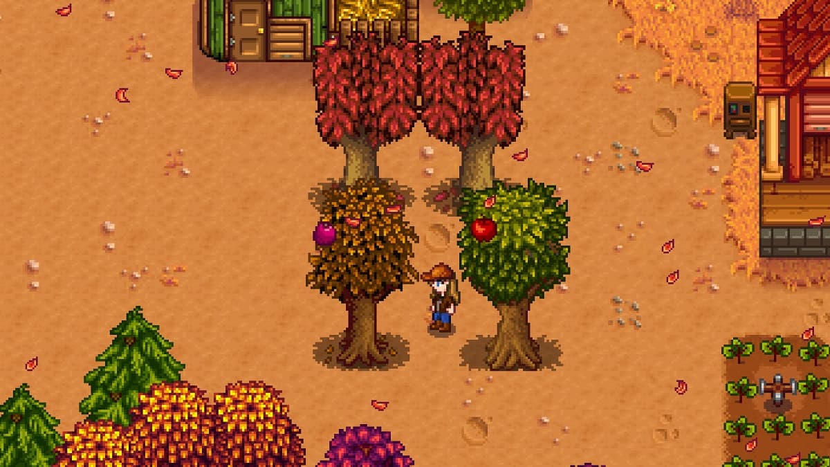 Farm in fall Stardew