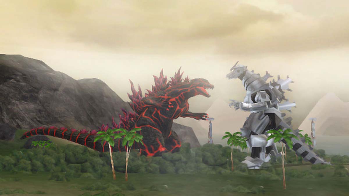 Godzilla faces Mecha-Godzilla in Godzilla: Unleashed