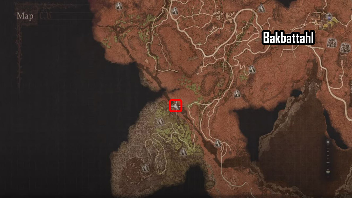 dragons dogma 2 gorechimera location in bakbattahl