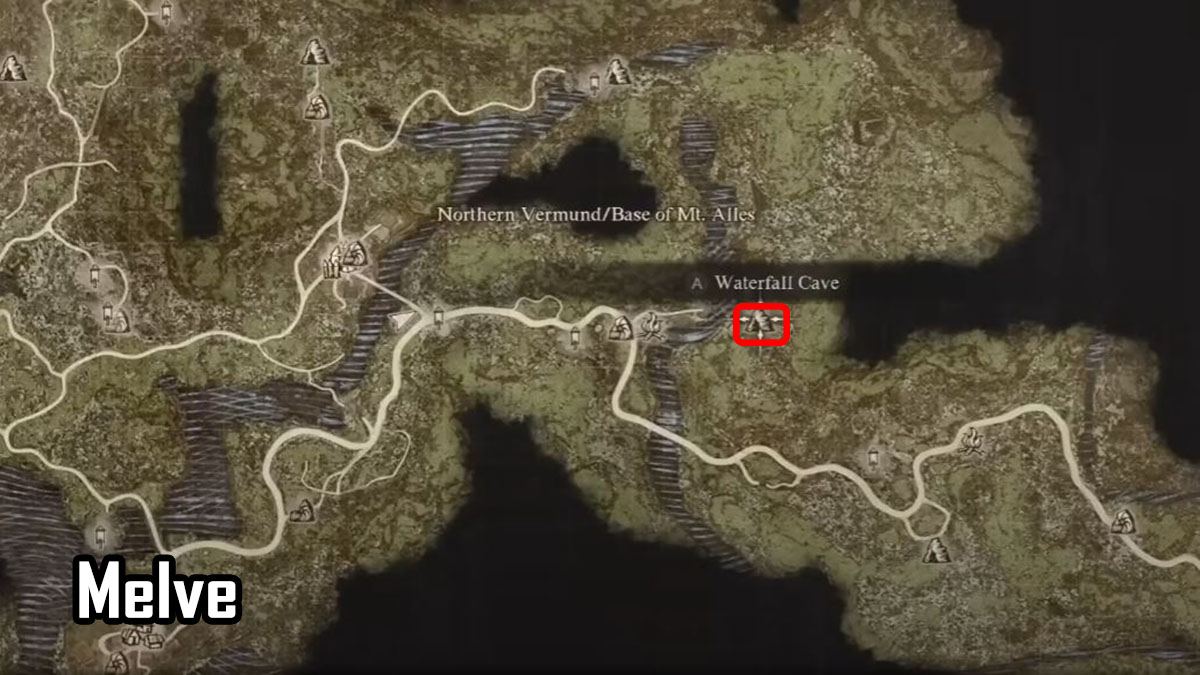 dragons dogma 2 gorechimera location in waterfall cave