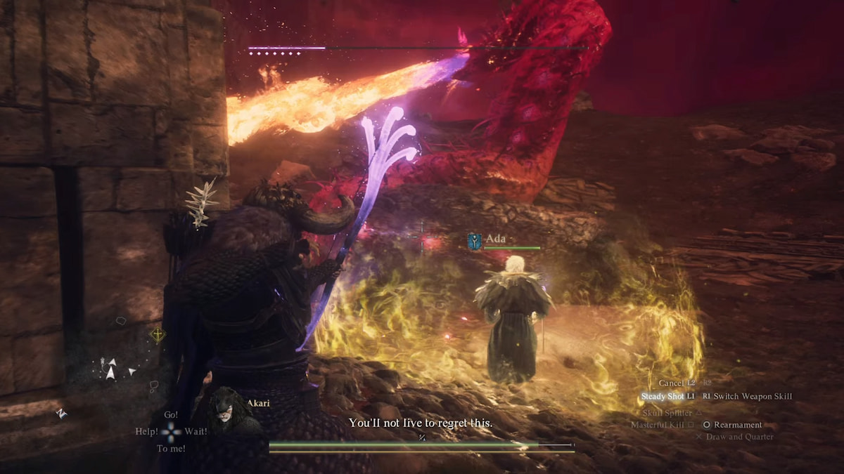 worm snake purgener boss in dragon's dogma 2 breathing fire