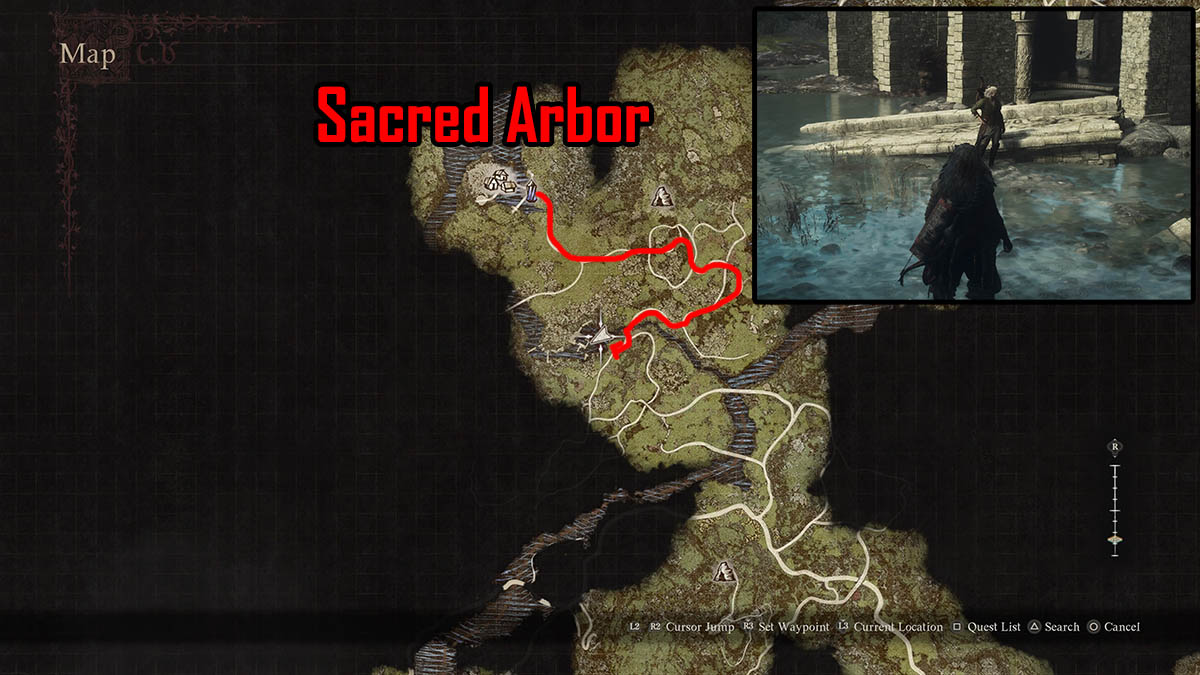 map to glyndwr in dragons dogma 2