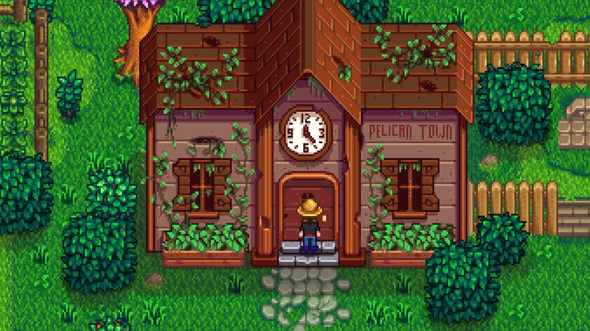 Unfinished stardew valley community center