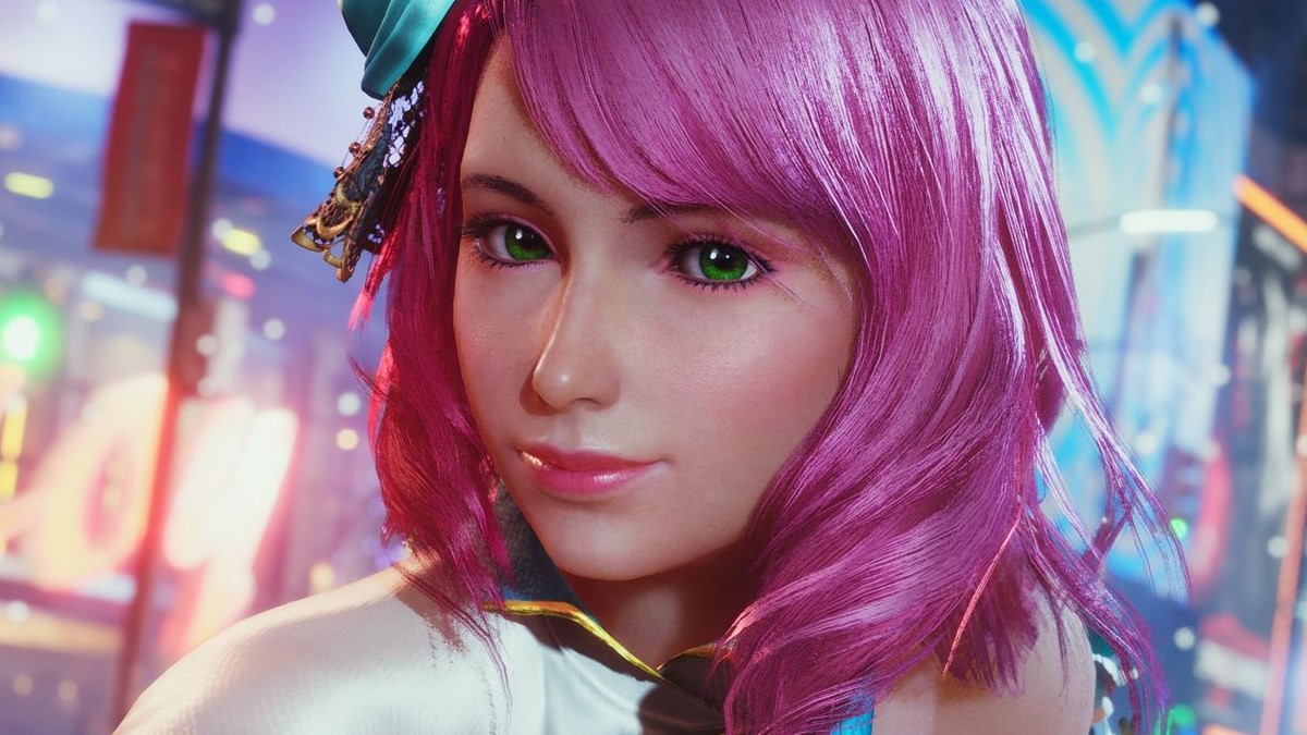 Alisa smirking in Tekken 8