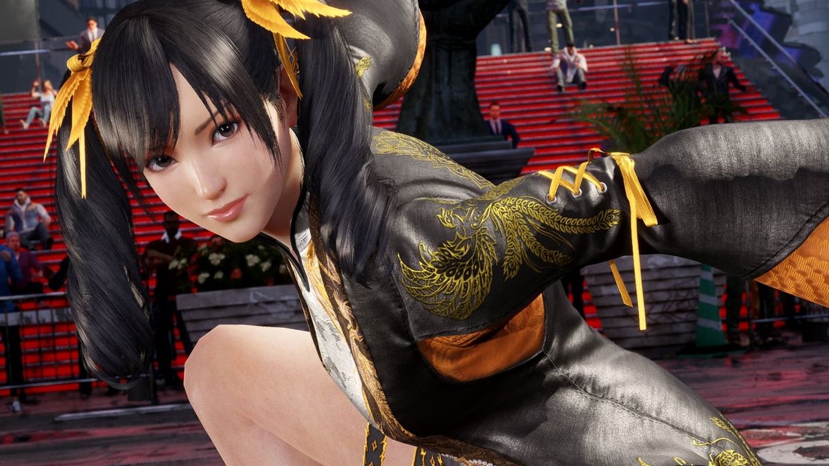 Xiaoyu crouched low in Tekken 8