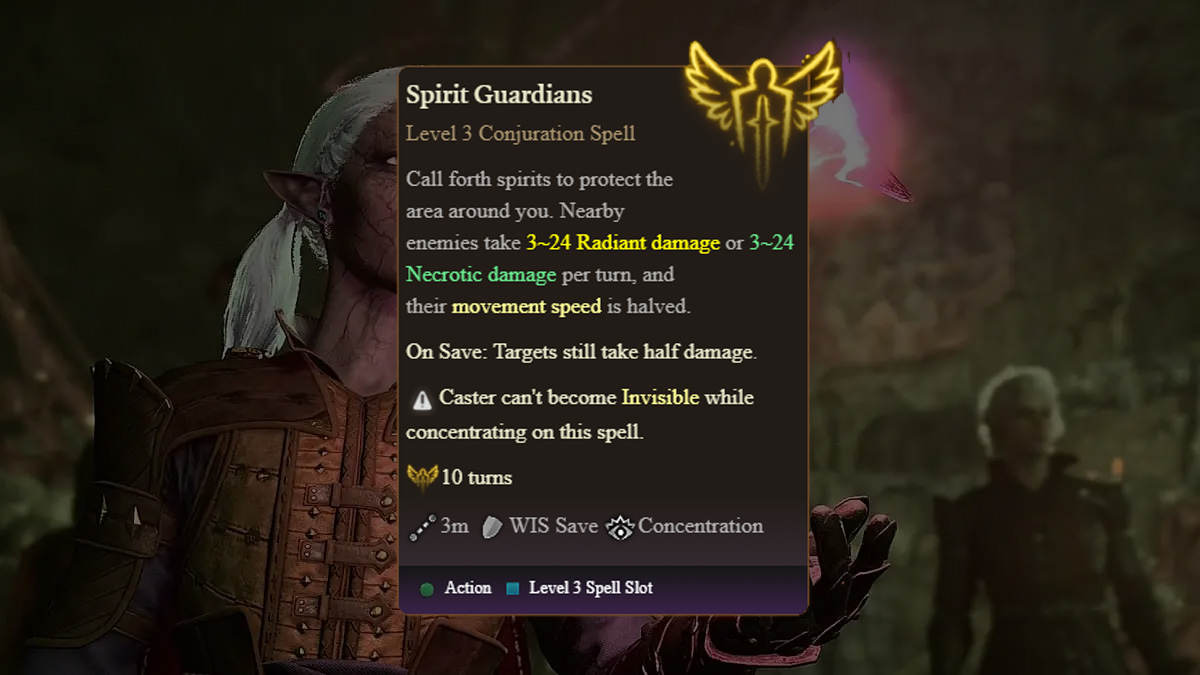 spirit guardians spell description