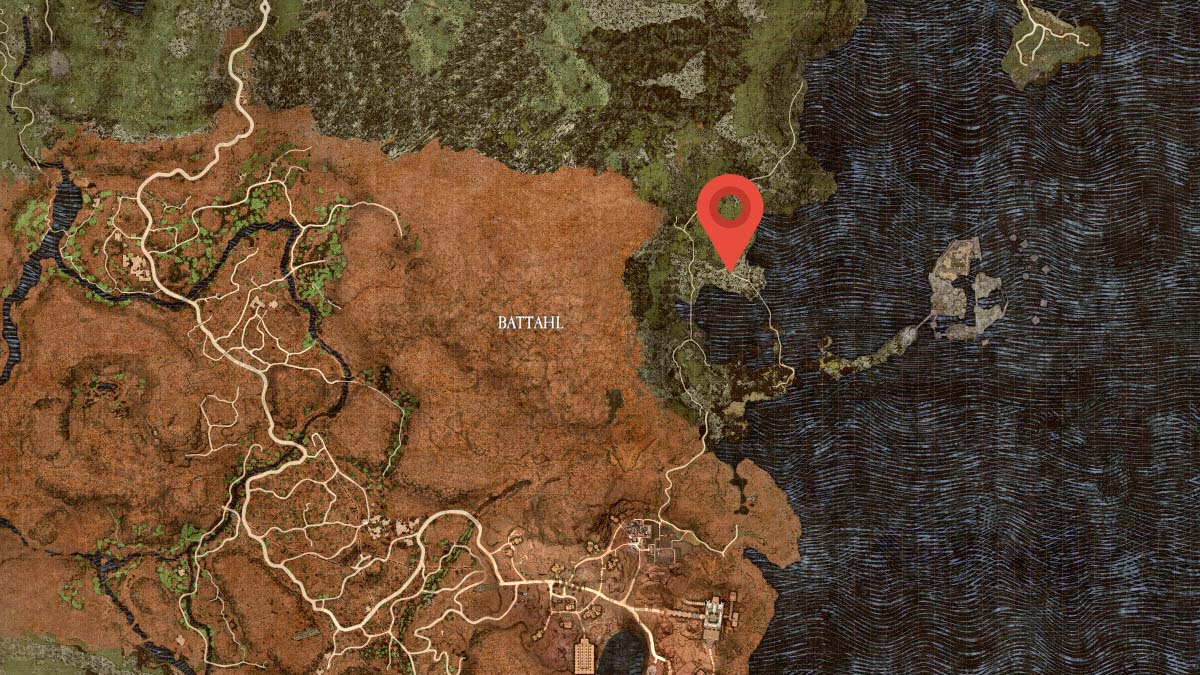 Bay Wayside Shrine map location in Dragon's Dogma 2