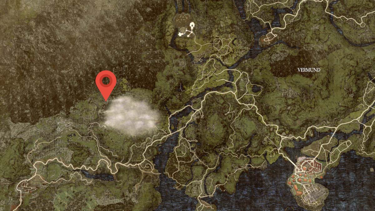 Mountain Shrine entrance map location in Dragon's Dogma 2