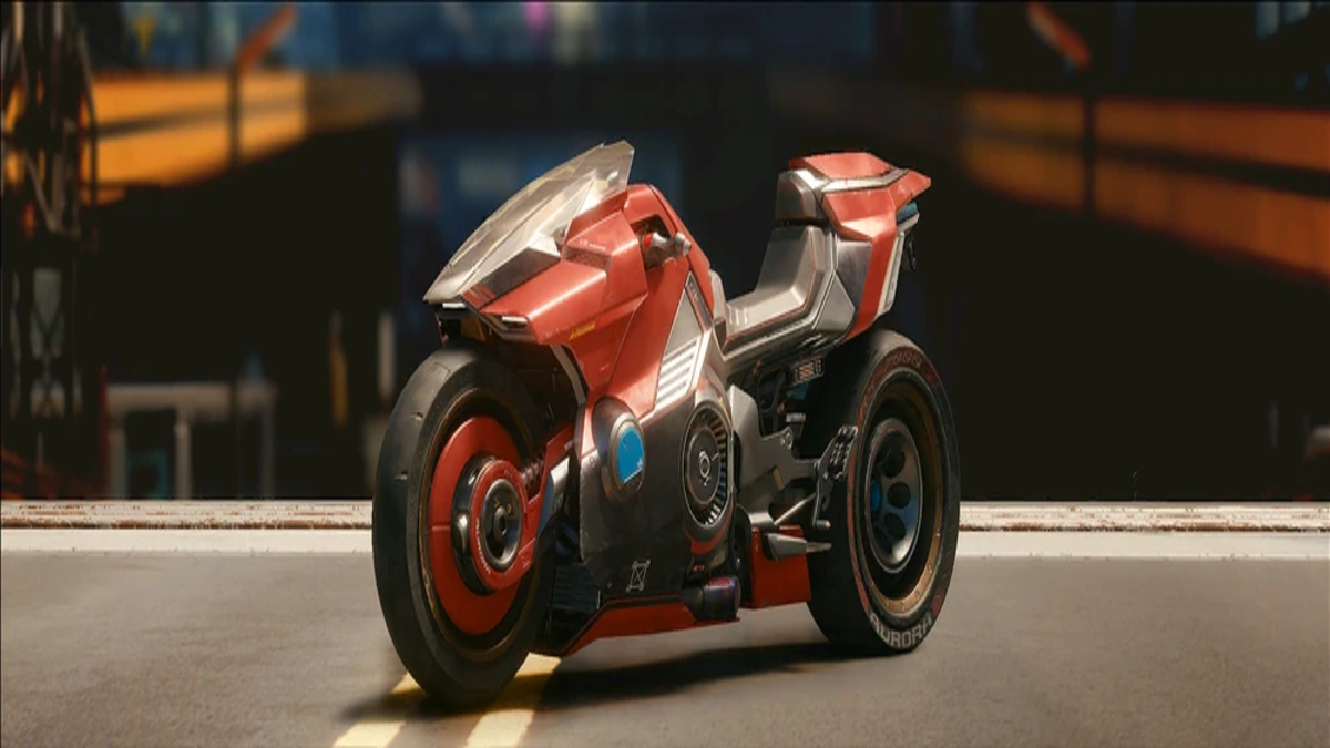 Yaiba Kusanagi CT 3X bike in Cyberpunk 2077