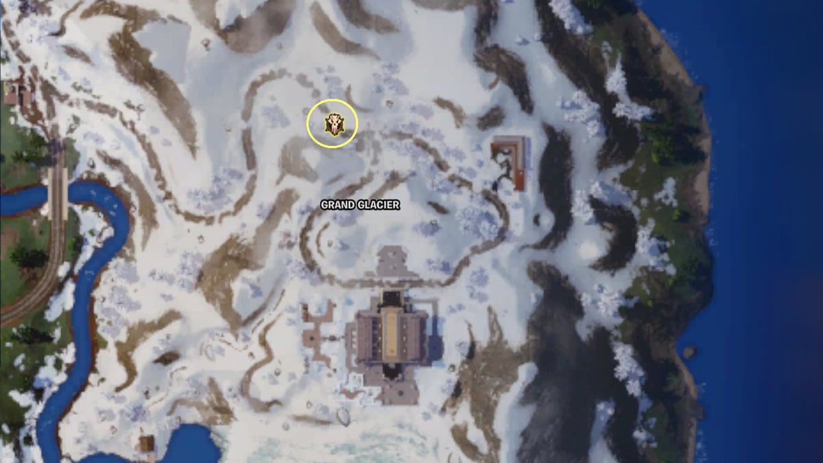 Fortnite Chapter 5 Season 3 map with megalo don location