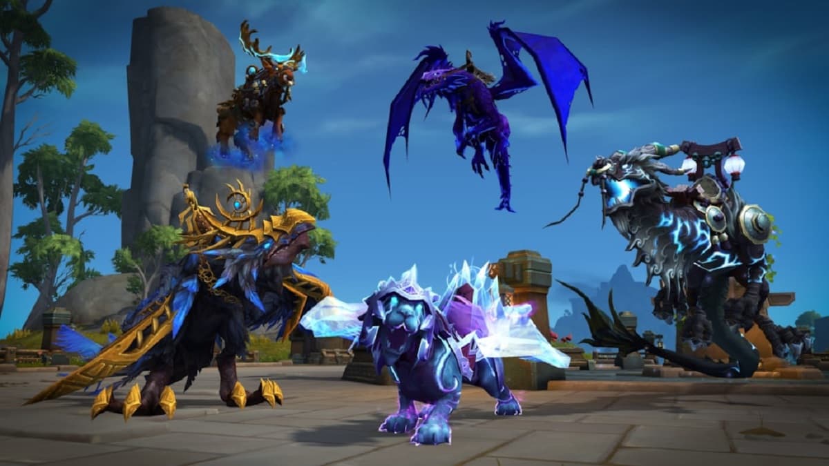 Collection of WoW mounts