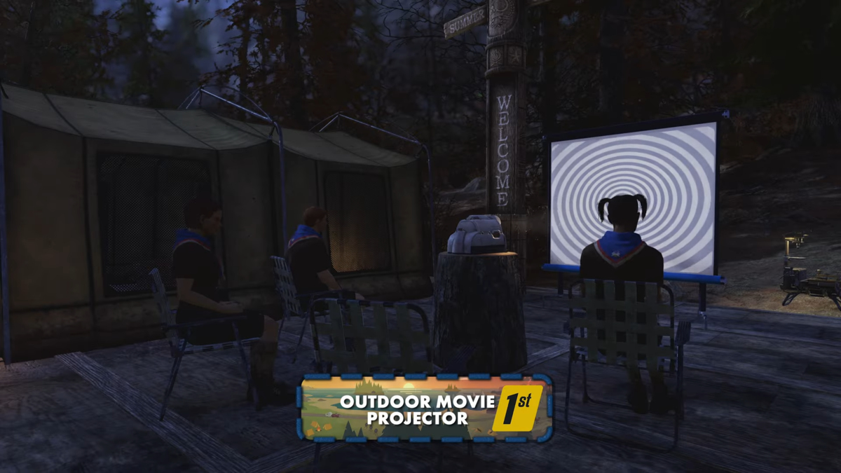 Outdoor Movie Projector in Fallout 76