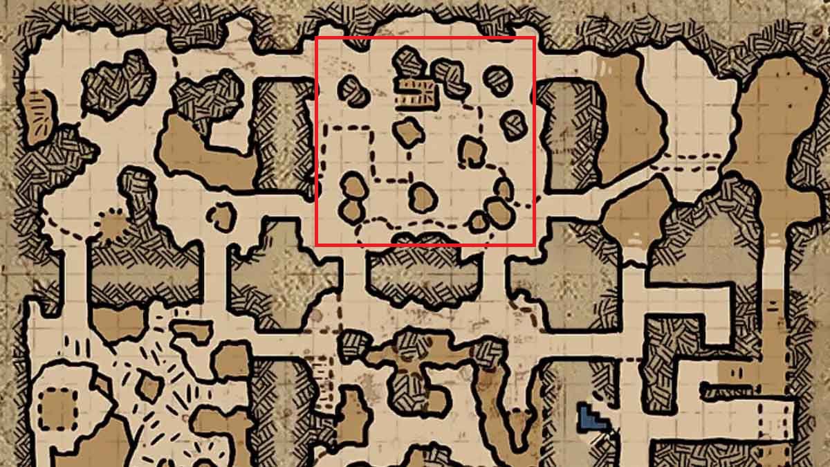 Goblin Cave 1 Stone Graves location in Dark and Darker