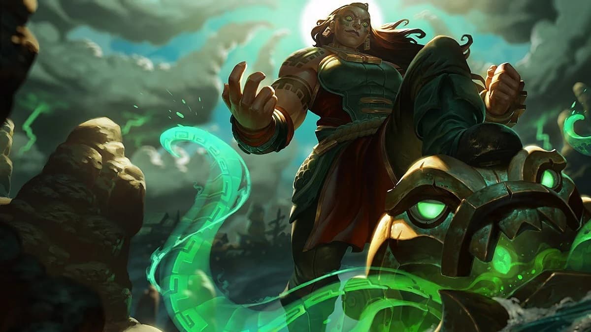 League of Legends Illaoi splash art