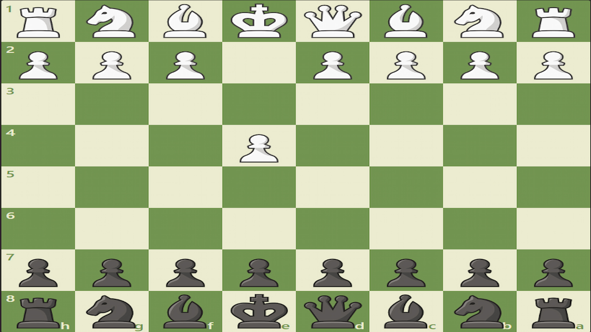 Black 1st move