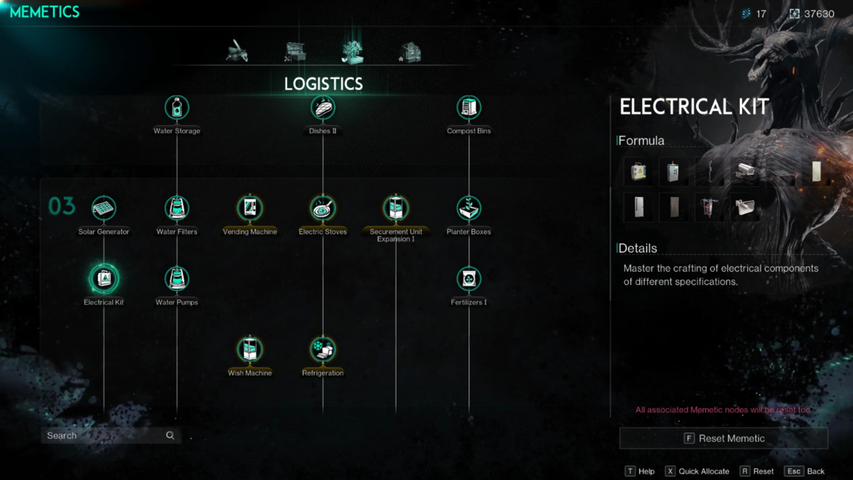 Unlocking the Electrical Kit perk in Once Human