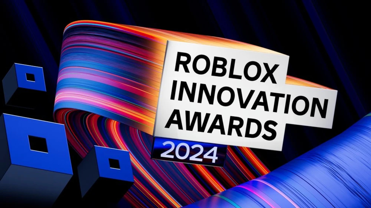 Promotional artwork for the Roblox Innovation Awards 2024 event.