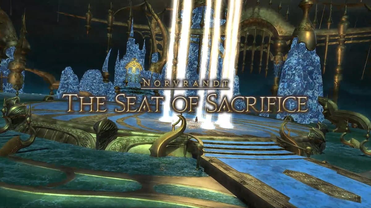 FFXIV Seat of Sacrifice opening cutscene