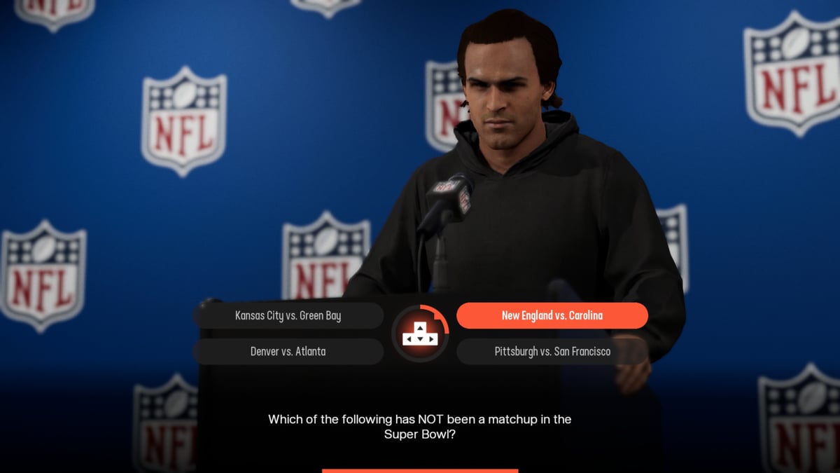 Answering Combine questions and answers in Madden 25