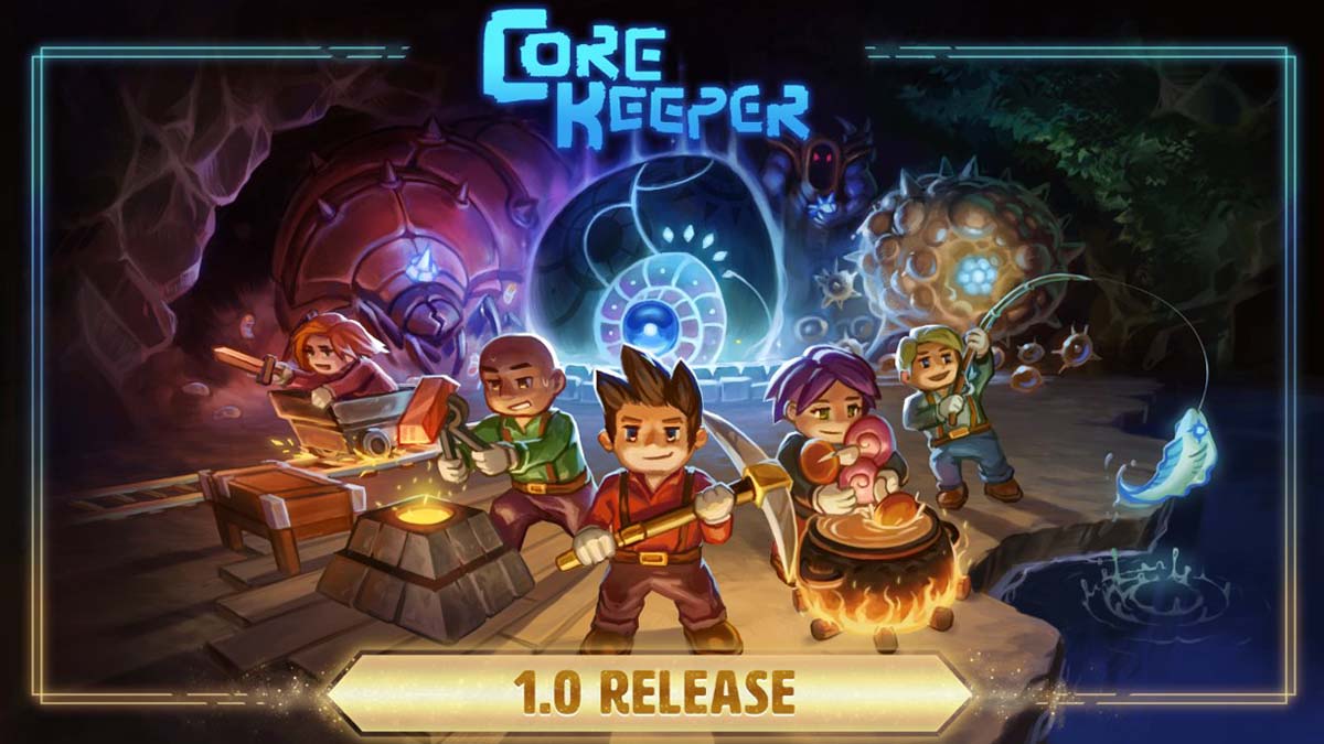 Core keeper Release 1.0 official promo key art