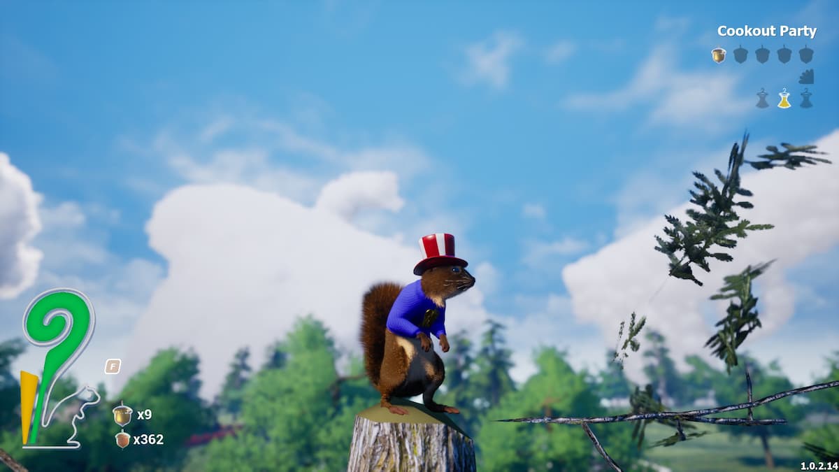 Squirrel With a Gun Uncle Sam