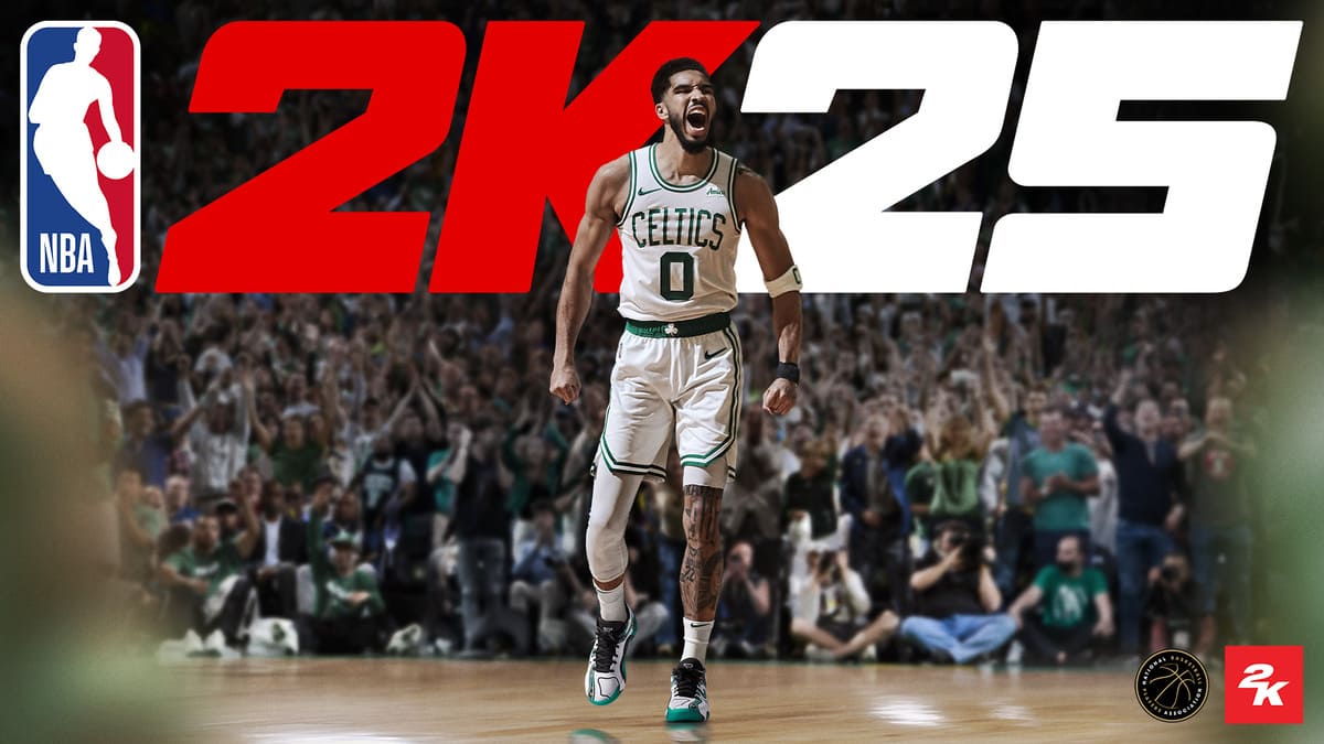 NBA 2K25 official celtics promo key art