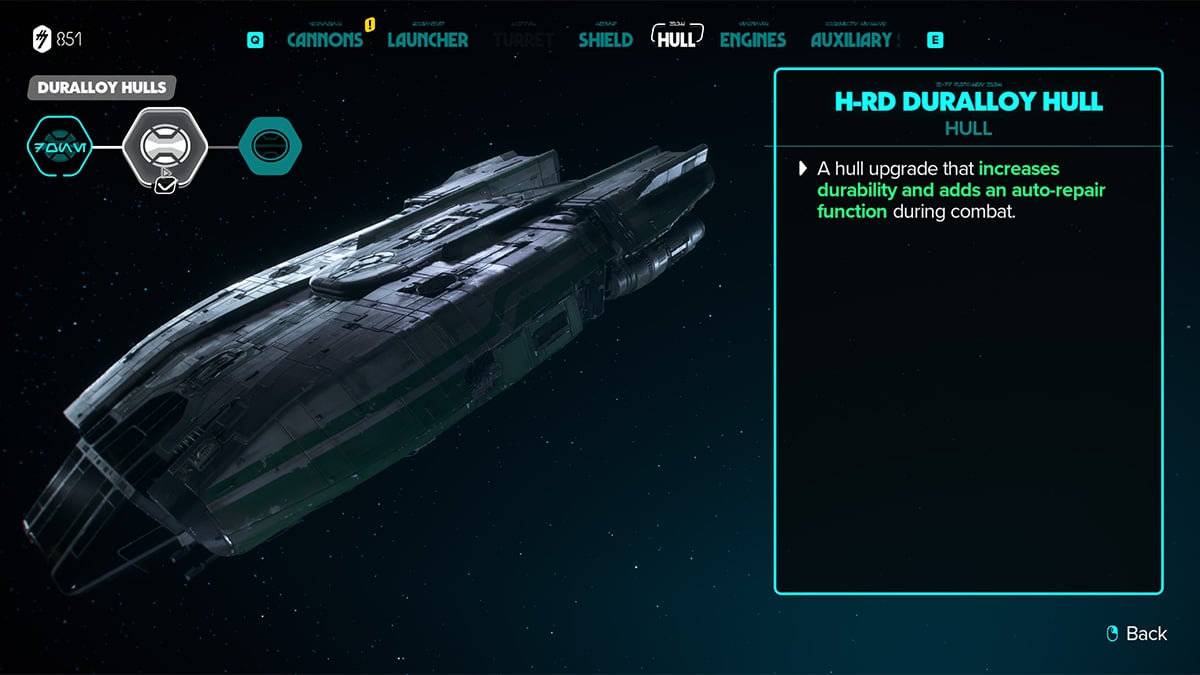 The Duralloy Hull upgrade in Star Wars Outlaws