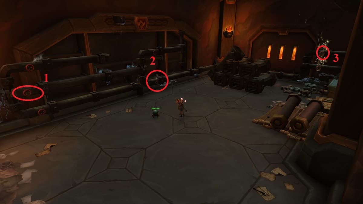 Puzzle solution in wow the war within for we require more minerals