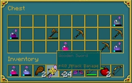 Minecraft battle inventory